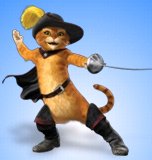 Puss in Boots  was my wife's favorite from the Shrek2 Movie