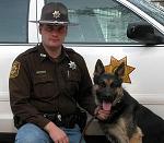 Deputy Aaaron Blake and K-9 companion Fitsue, Furnas County, Nebraska (Click for Web Site)