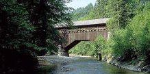 Covered Bridge in Switzerland