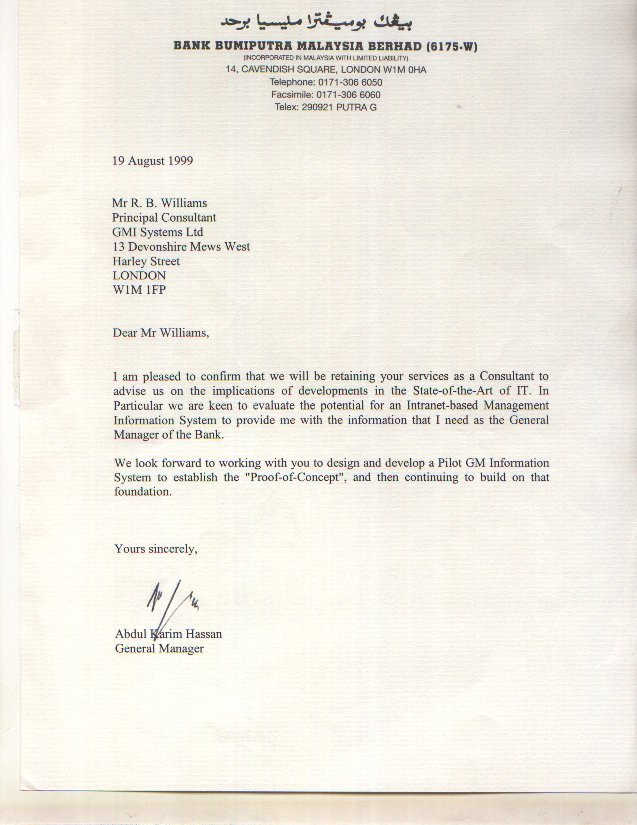 Bank of Malaysia - Karim 1999