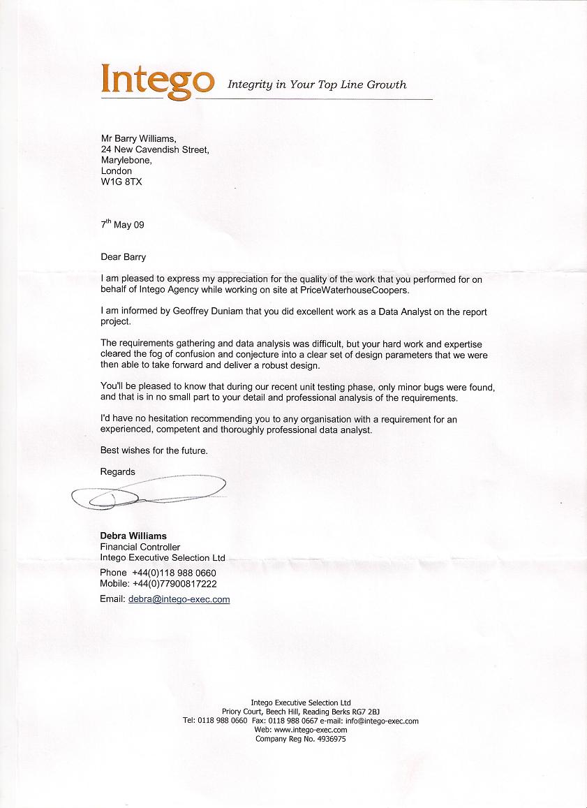 Price Waterhouse Coopers from the Intego Agency